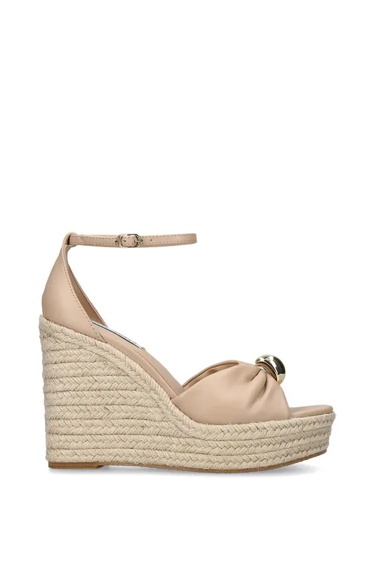 Taliya Pale Pink' Leather Sandals - STEVE MADDEN