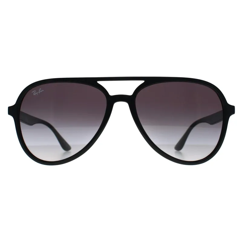 Aviator Polished Black Grey Gradient RB4376 - Ray-Ban