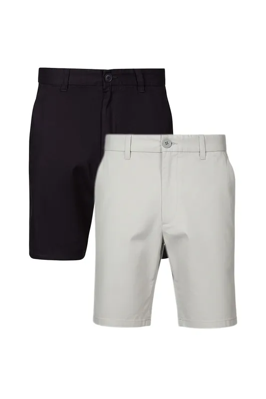 2 Pack Cotton Chino Shorts - French Connection
