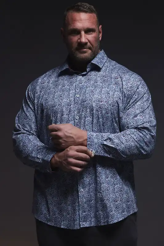 Floral Print Formal Shirt - BadRhino