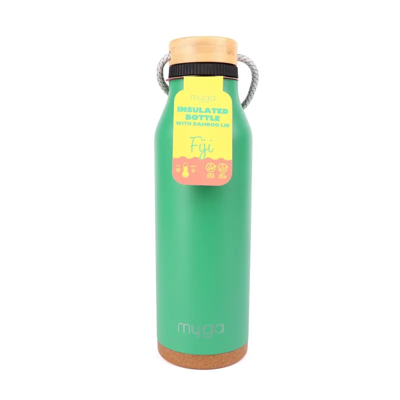Myga 700ml Fiji Insulated Water Bottle - Green
