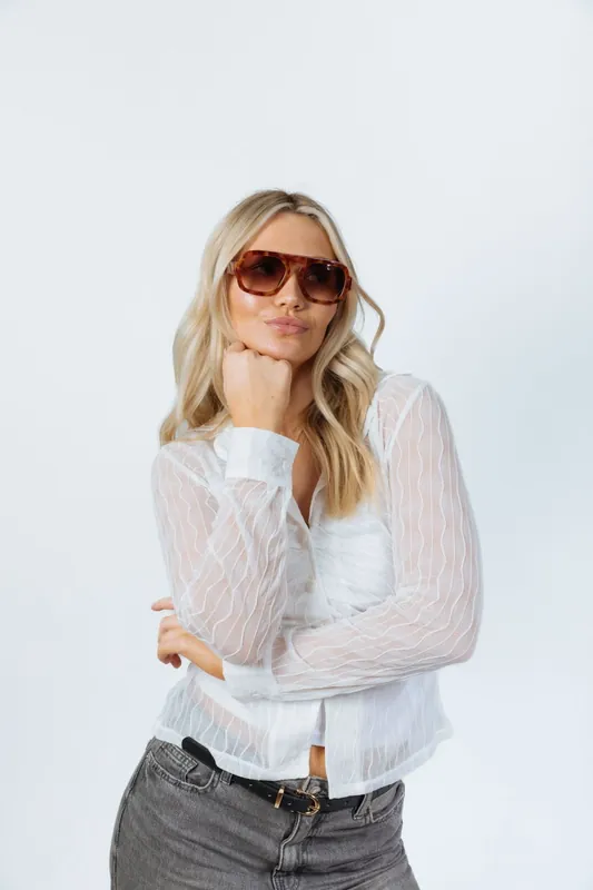 Retro Navigator Sunglasses - SVNX