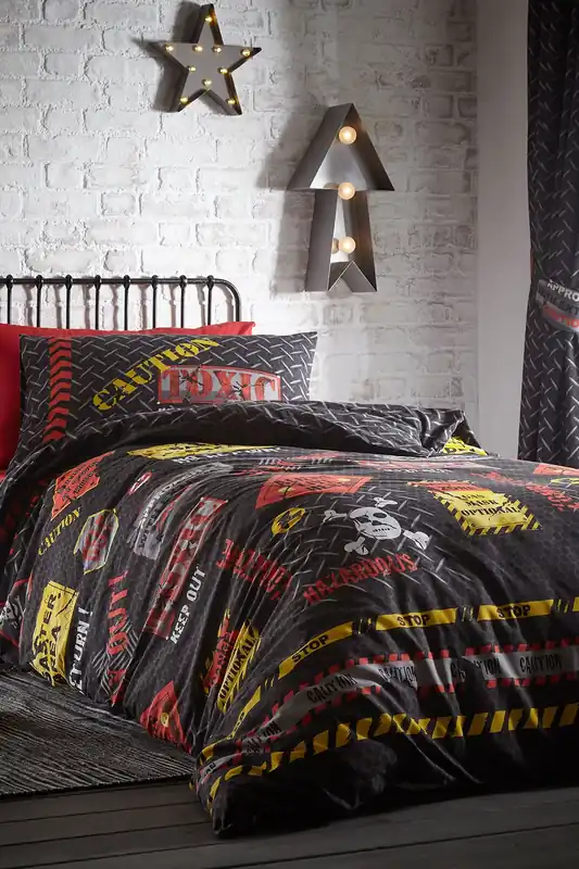 Toxic Glow in the Dark Duvet Cover Set - Portfolio Home