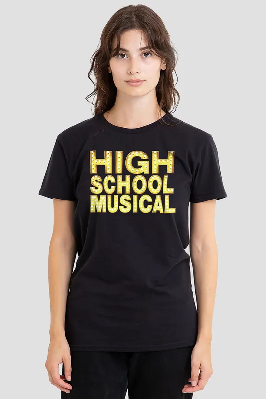 High School Musical Logo T-Shirt, Black
