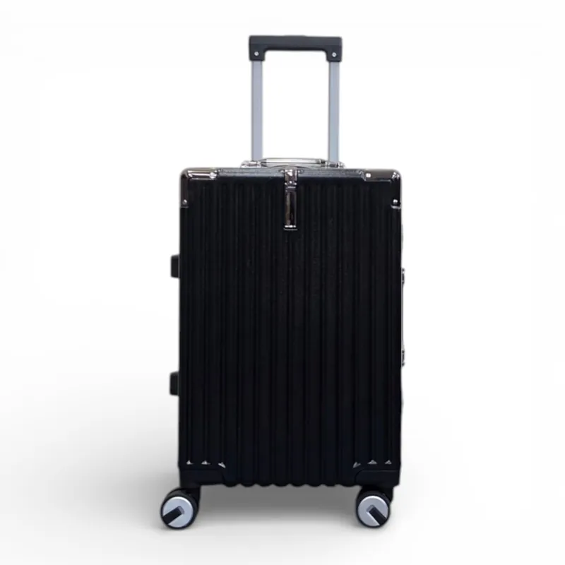 Hard Shell Cabin Suitcase Luggage for Easyjet Ryanair Wizzair - Alloy