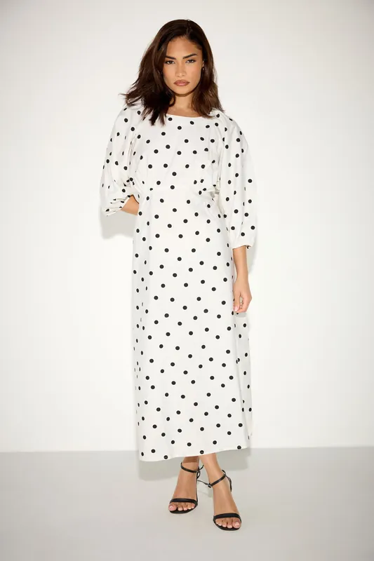 Petite Spot Midi Dress - PixieGirl