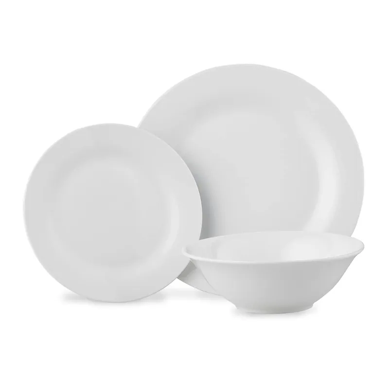 Dinner Set 12 Piece Porcelain Dinnerware - Glim & Glam