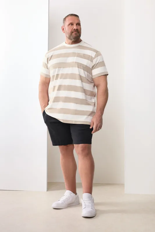 Extra Long Stripe T-Shirt