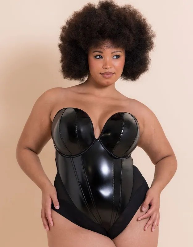 Classique Plunge Strapless Padded Body - Scantilly