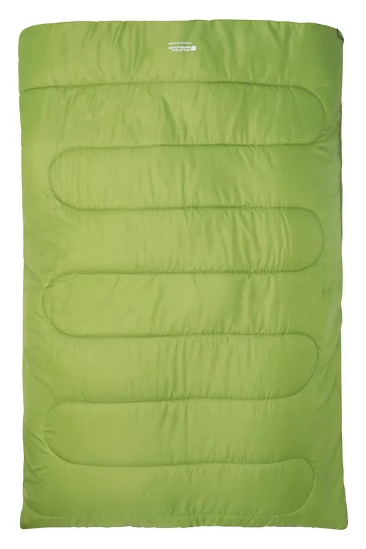 Basecamp 200 Double Sleeping Bag Insulated Camping Outdoor - Mountain Warehouse