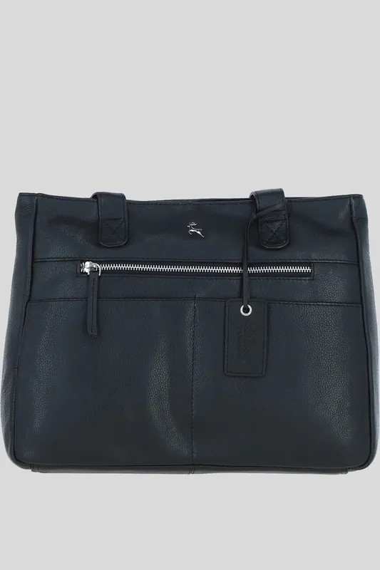 'London' Real Leather Shoulder Bag - Ashwood Leather