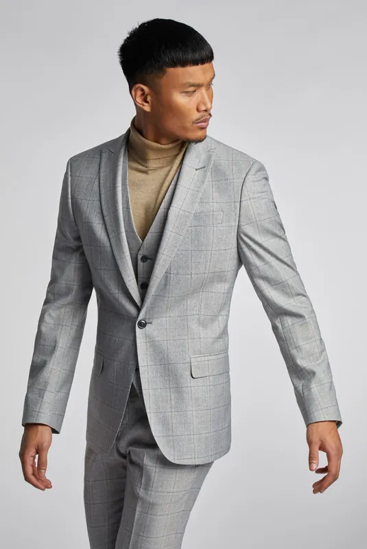 Putty Tonal Check Jacket - Antique Rogue