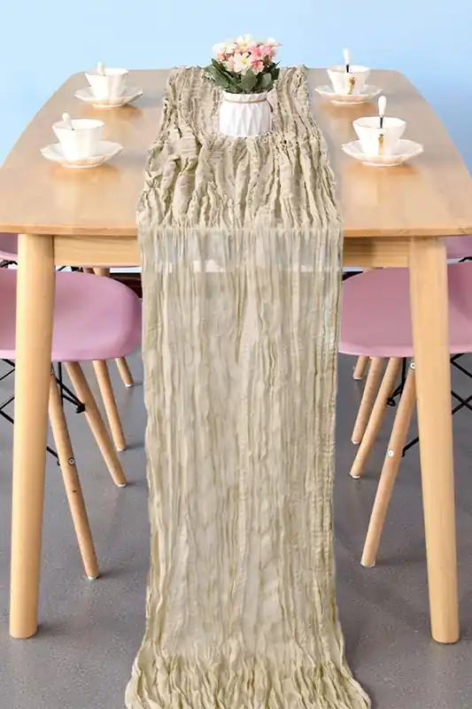 Cheesecloth Table Runner - 90cm x 400cm