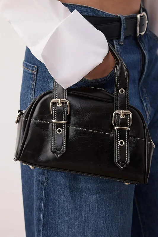 Contrast Stitch Mini Bowling Grab Bag - WOVCOR