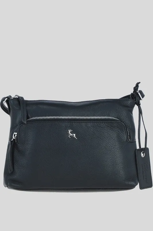 'Bristol' Real Leather Crossbody Bag - Ashwood Leather