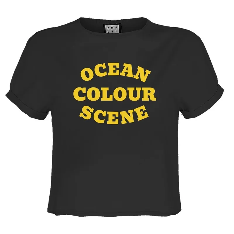Ocean Colour Scene Logo Crop Top - Amplified