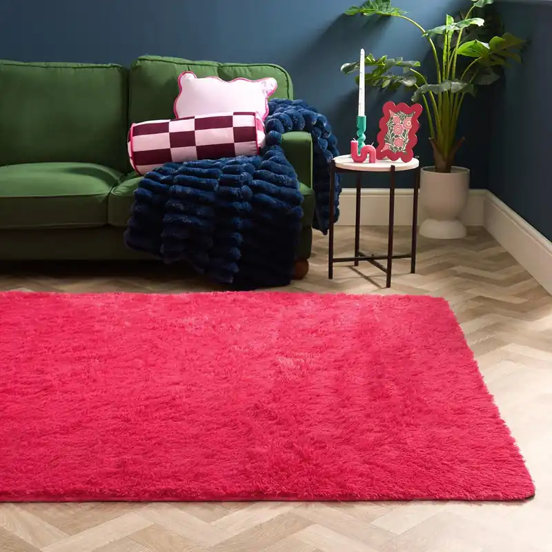 Soft Fluffy Rug Anti-Slip Carpet Area Floor Mat