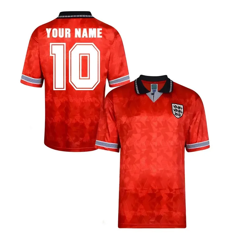 Mens Score Draw World Cup 1990 Away Shirt Your Name - England