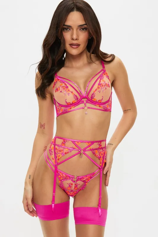 Tropical Tease Suspender Belt - Ann Summers