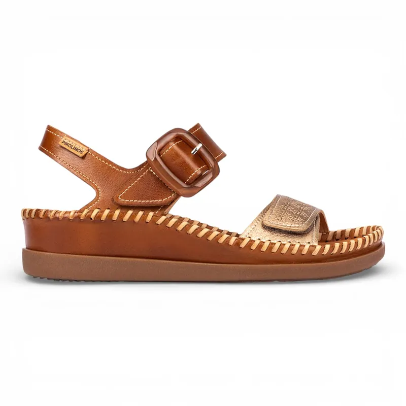 Pikolinos Leather Lightweight Summer Wedge Sandals - Cadaques