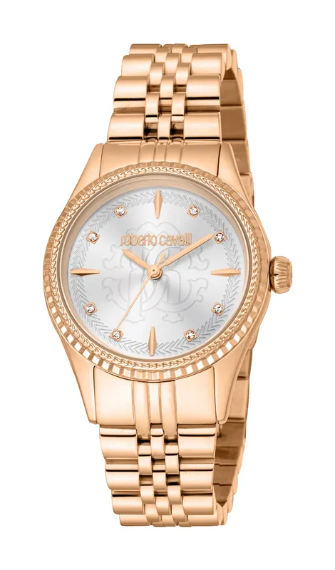 Stainless Steel Rose Gold Color Watch - Roberto Cavalli