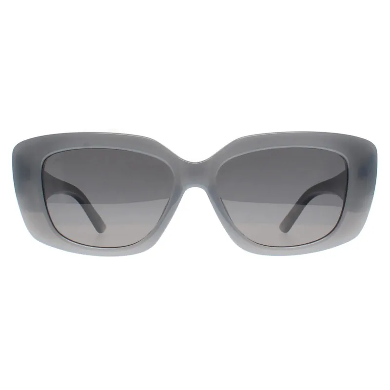 Rectangle Shiny Blue Cream Smoke Grey Polarized MP56 - montana