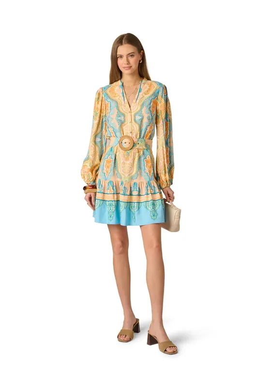 Printed Short Dress - Adrianna Papell