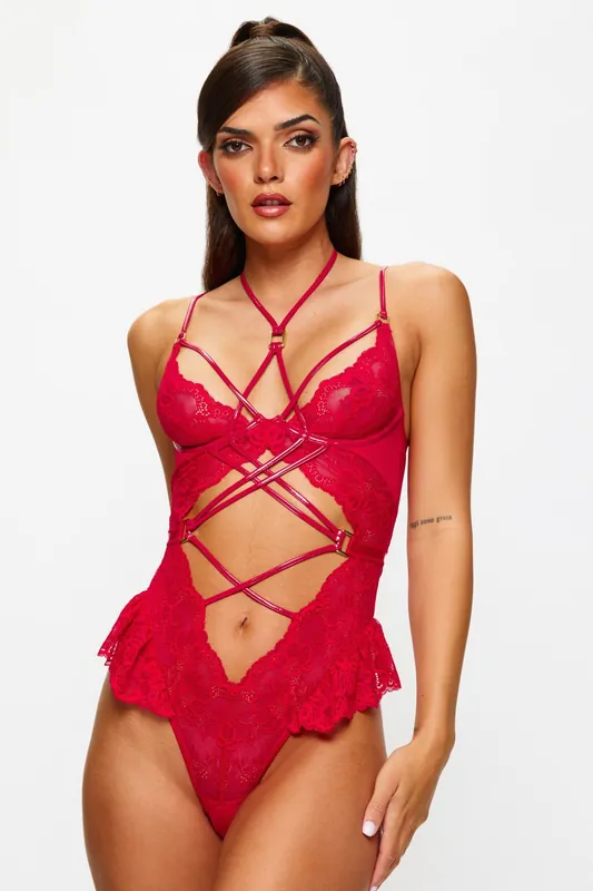 Affectionate Lace Crotchless Lingerie Body - Ann Summers