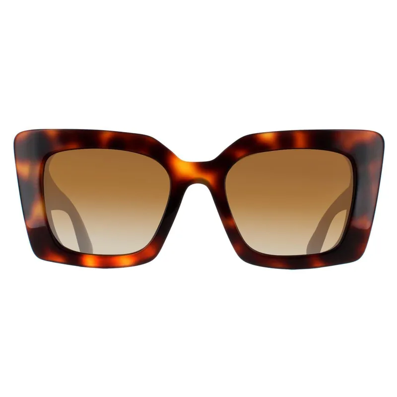 Cat Eye Light Havana Brown Gradient Polarized BE4344 Daisy - Burberry