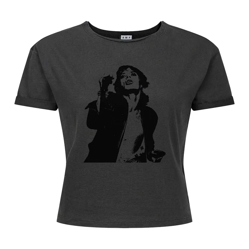 Mick The Rolling Stones Crop Top - Amplified