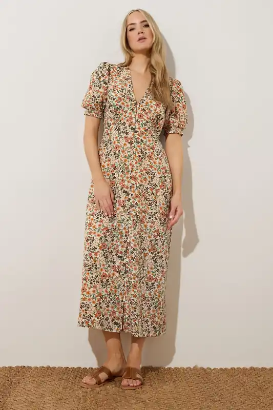 Tall Ditsy Floral Tea Maxi Dress - Long Tall Sally