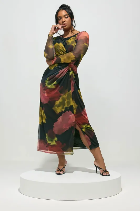 Abstract Knot Maxi Dress - Yours