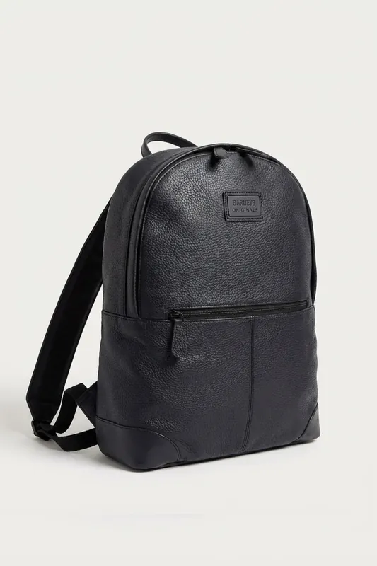 Real Leather Backpack - Barneys Originals