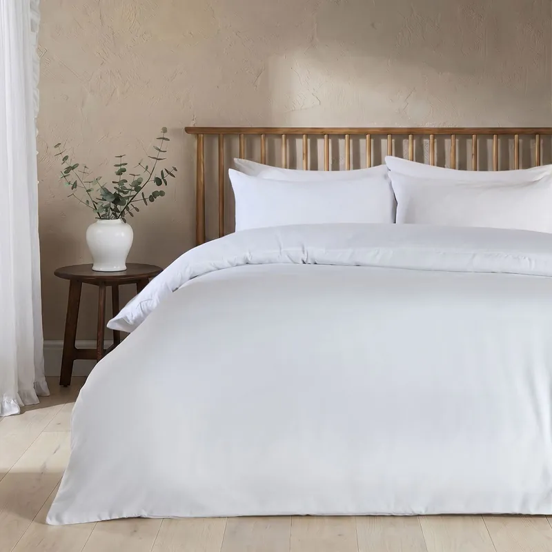 Plain Dyed Duvet Cover Cover with Pillowcase Set - OHS