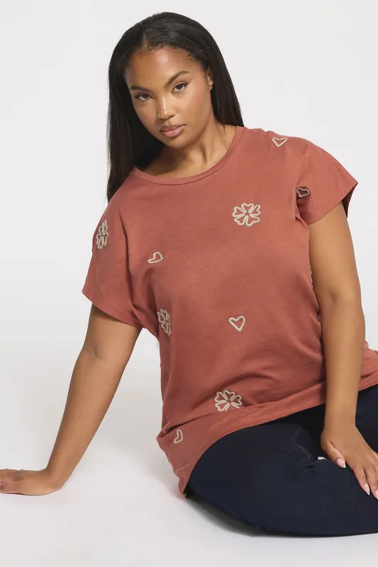 Embroidered Detail Top - Yours