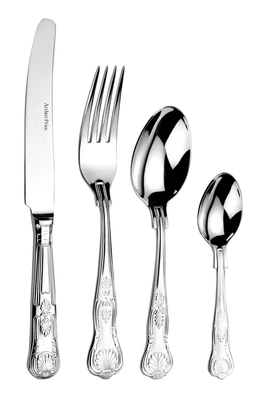 'Kings' Stainless Steel 24 Piece 6 Person Boxed Cutlery Set - Arthur Price