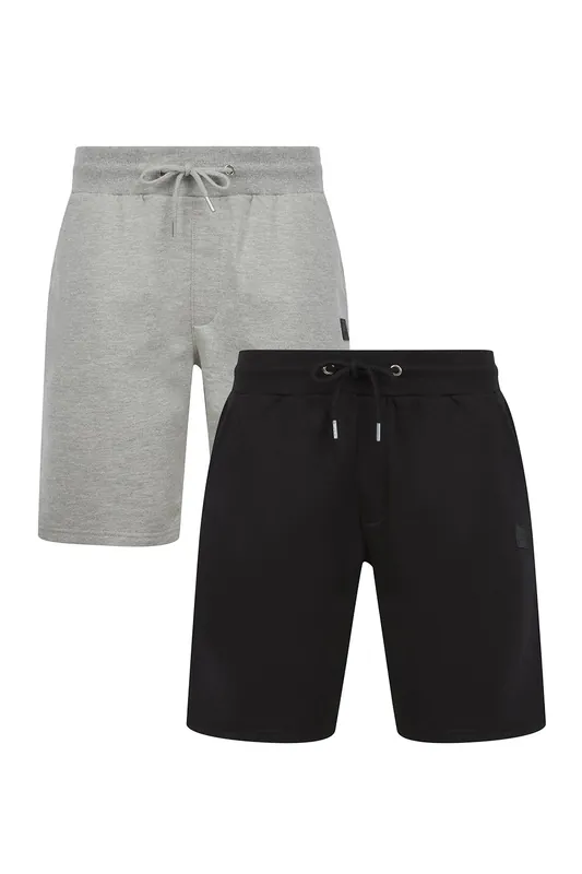 2-Pack Jogger Short with Logo Badge