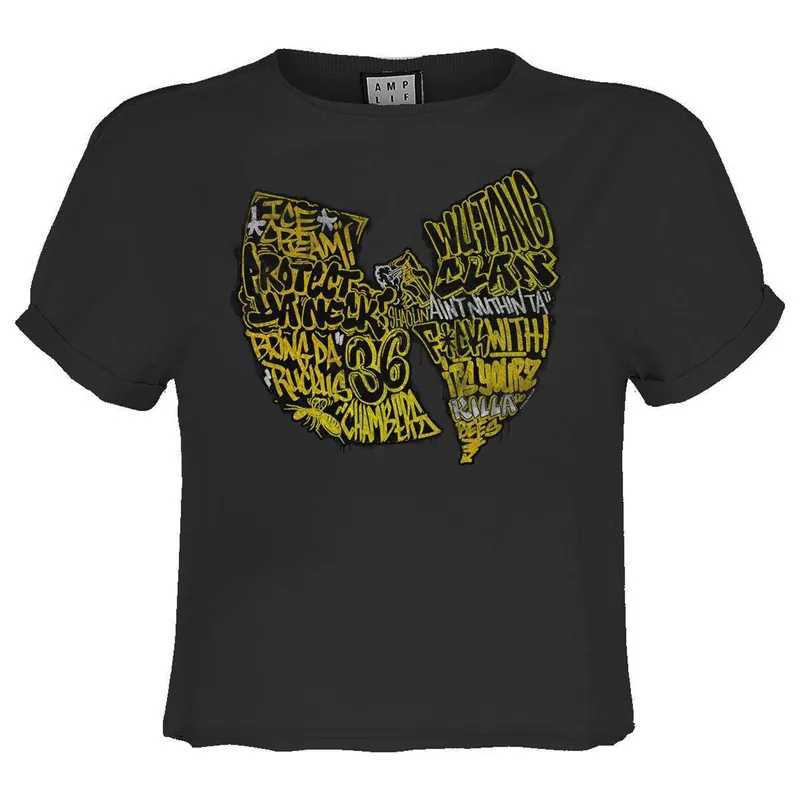 Graffiti Wu-Tang Clan Crop Top
