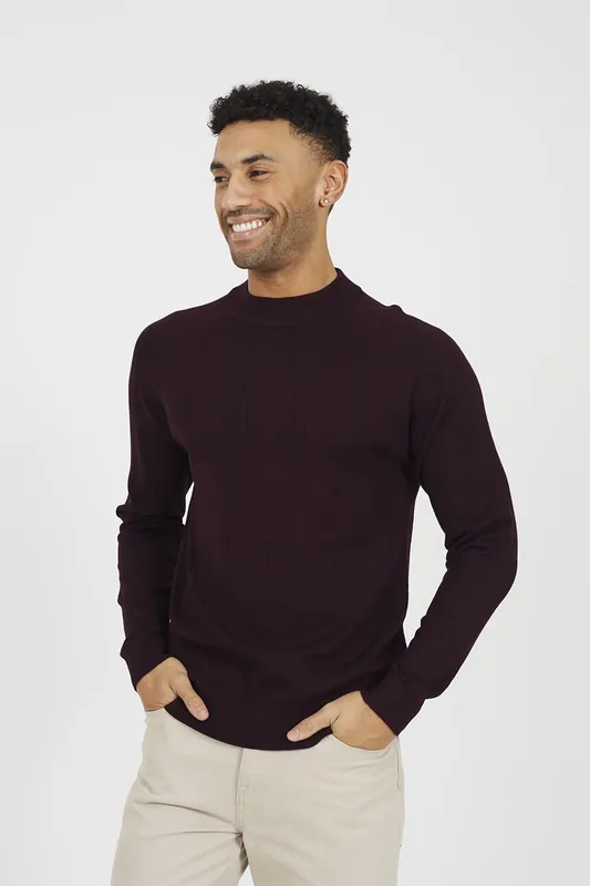 Long Sleeve Ribbed Raglan Jumper - Brave Soul
