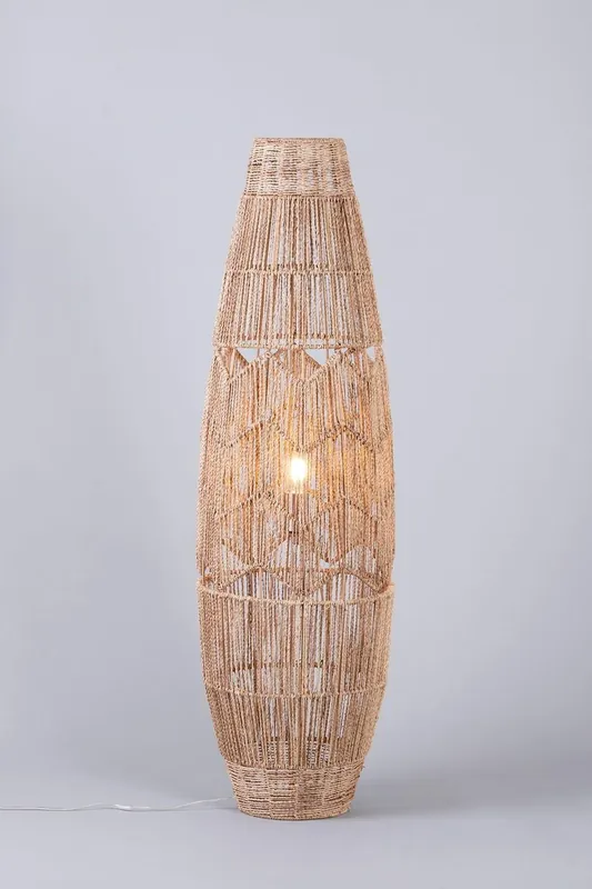 Jute String Floor Lamp - BHS Lighting