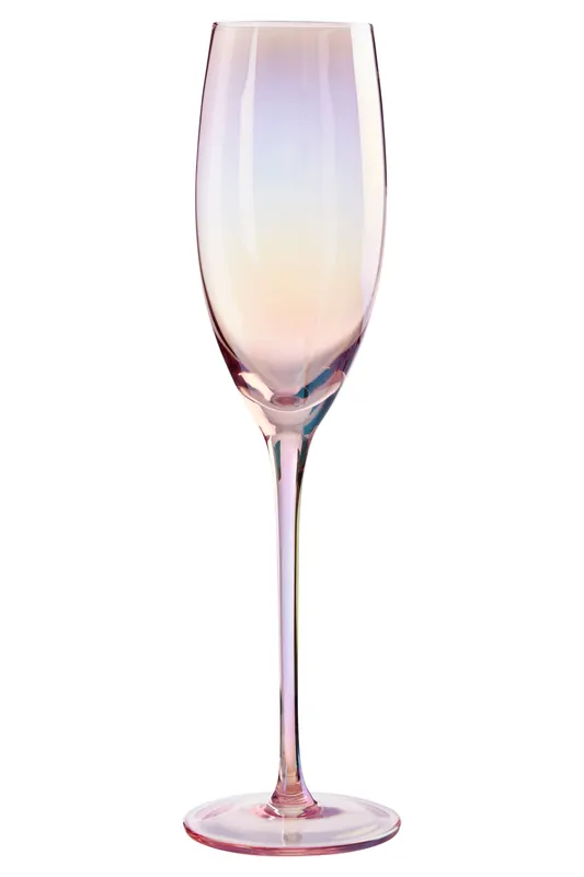 Practical Set Of 4 Champagne Glasses, Elegant Champagne Glasses, Durable Drink Glasses, Sleek Long Glasses - Orsina