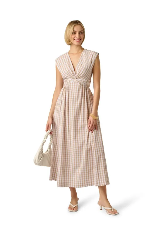 Twist Front Midi Dress - Adrianna Papell
