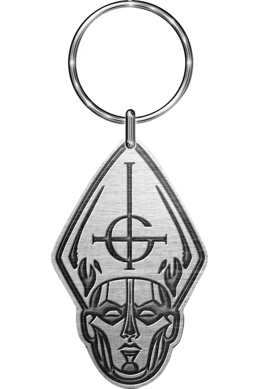Papa Head Die Cast Keyring - Ghost