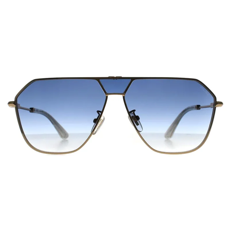 Aviator Shiny Pink Gold Blue Gradient SPLL89 Horizon 8 - Police