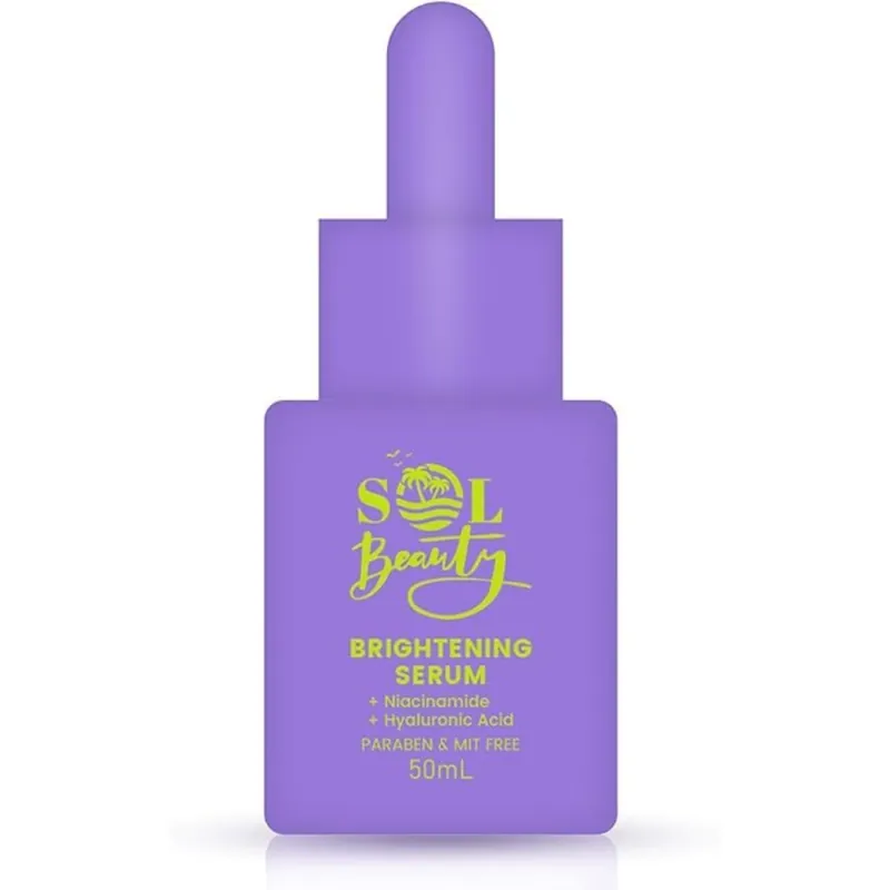 Brightening Face Serum Lightweight Daily Facial Smooth Texture 50ml - SOL Beauty