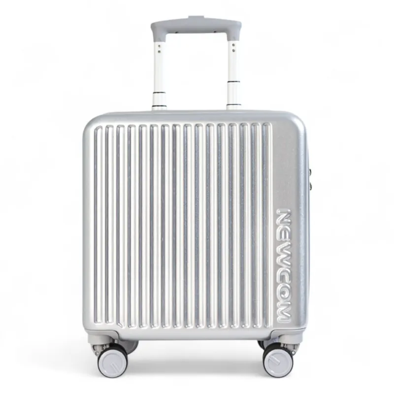 Hard Shell Cabin 44 x 22 x 38 cm TSA Secure Luggage Suitcase Suitable for Easyjet, Ryanair - Infinity Leather