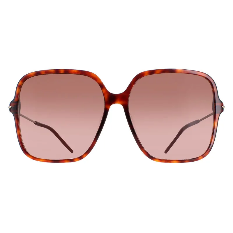 Square Dark Havana Brown Gradient GG1267S - Gucci
