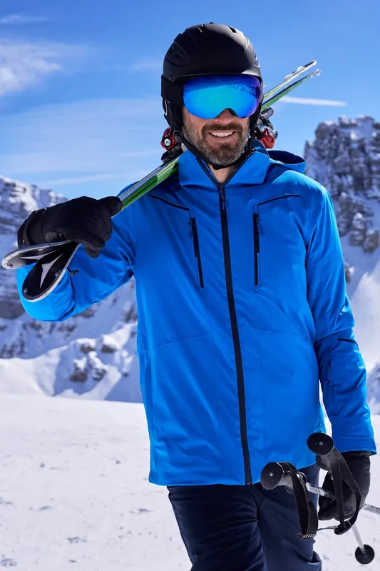 Neptune' Waterproof Warm Breathable Full Zip Hooded Winter Ski Jacket - Mountain Warehouse