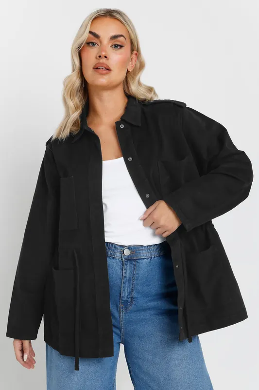 Utility Style Denim Jacket - Yours