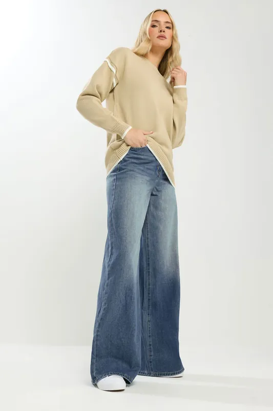 Tall Palazzo Wide Leg Jeans - Long Tall Sally